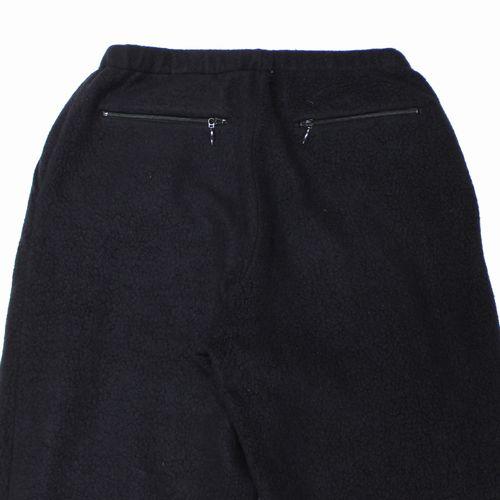 COMOLI コモリ 22AW ウールフリース トラックパンツ 2 ネイビー