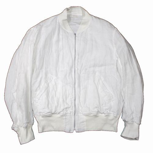 COMOLI コモリ 23SS リネンWクロス ジップブルゾン 2 ホワイト