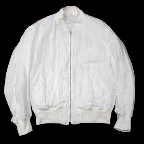 COMOLI コモリ 23SS リネンWクロス ジップブルゾン 2 ホワイト