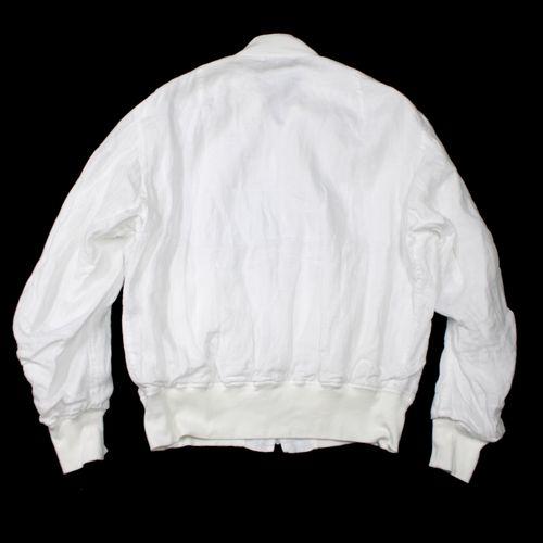 COMOLI コモリ 23SS リネンWクロス ジップブルゾン 2 ホワイト