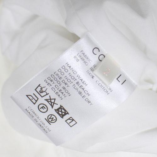 COMOLI コモリ 23SS リネンWクロス ジップブルゾン 2 ホワイト