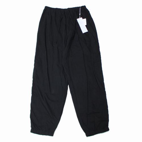 COMOLI コモリ 25SS KHADIコットン ドローストリングパンツ 2 ブラック