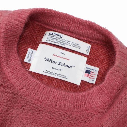 DAIRIKU ダイリク 22AW Argyle Mohair Pullover Knit アーガイルモヘア 