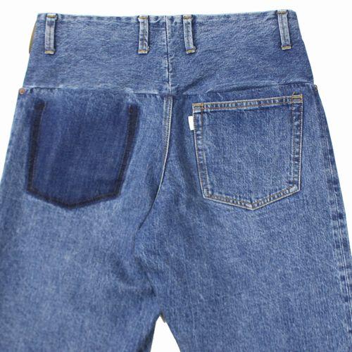 SUNSEA サンシー 22SS ALTANATING DENIM デニムパンツ 3 インディゴ