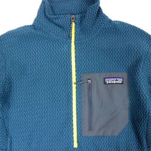 パタゴニア 21AW R1 エア ジップネック フリース 40245 M 青 Patagonia パタゴニア 21AW R1 Air Zip Neck エア ジップネック