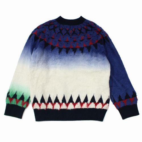 sacai サカイ 24SS Jacquard Knit Pullover ジャガード ニット プル