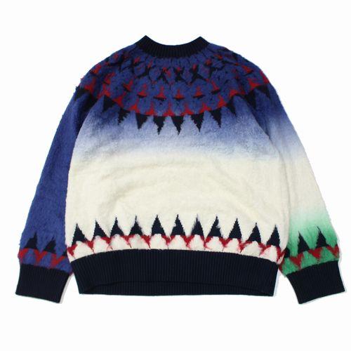 トップス sacai 24SS Knit pullover sacai サカイ 24SS Jacquard Knit Pullover ジャガード ニット プル