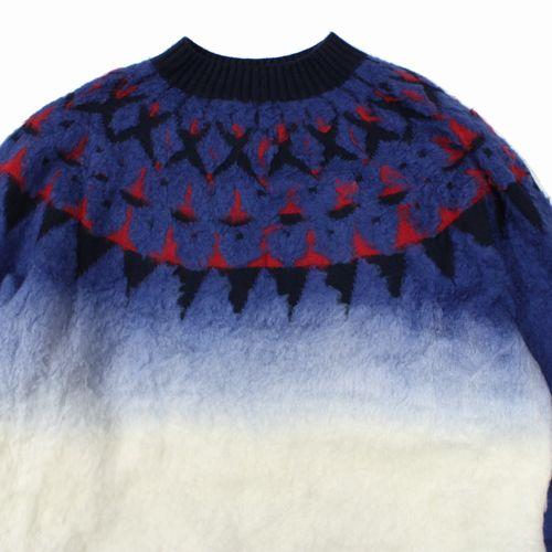 トップス sacai 24SS Knit pullover sacai サカイ 24SS Jacquard Knit Pullover ジャガード ニット プル