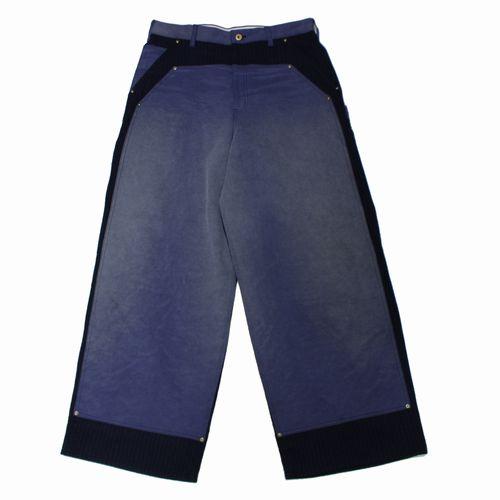 KHOKI コッキ 25AW Vintage-effect work pants パンツ 2 ネイビー