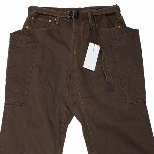sacai サカイ 25AW Denim Pants デニムパンツ 3 ブラウン : unstitch