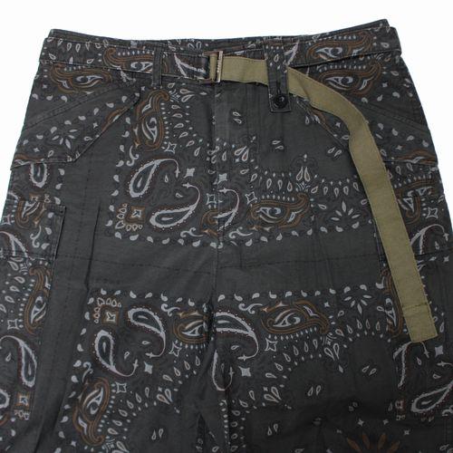sacai サカイ 2023 Bandana Print Pants バンダナ柄 カーゴパンツ 3