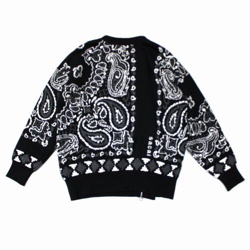 Sacai サカイ 22SS Bandana Knit Blouson バンダナニットブルゾン 2