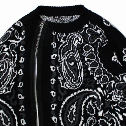 Sacai サカイ 22SS Bandana Knit Blouson バンダナニットブルゾン 2