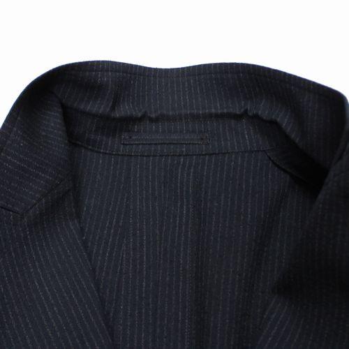 じ*つ様 25ss ULTERIOR DB JKT アルテリア ULTERIOR アルテリア 25SS SILK WOOL STRIPED OX DB JKT シルク ウール