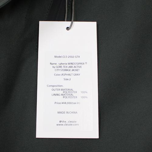 CLESSTE × +phenix 25AW WINDSTOPPER by GORE-TEX LABS ACTIVE CITY