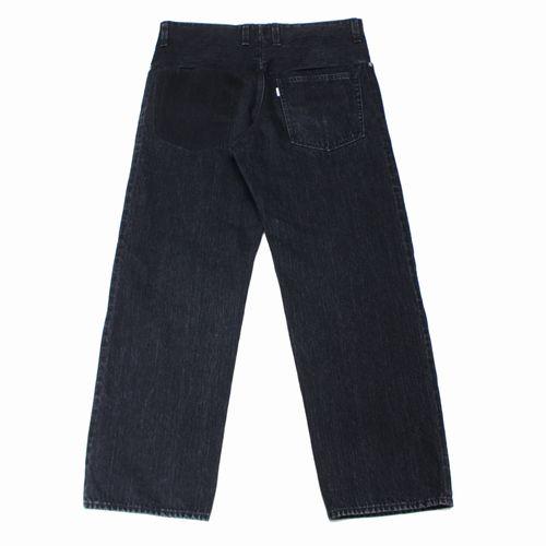 SUNSEA Altanating Denim デニム(size2) タグ付き SUNSEA サンシー 28th 24SS ALTANATING BK DENIM デニムパンツ 3