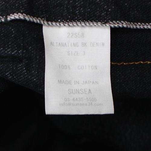 SUNSEA サンシー 28th 24SS ALTANATING BK DENIM デニムパンツ 3