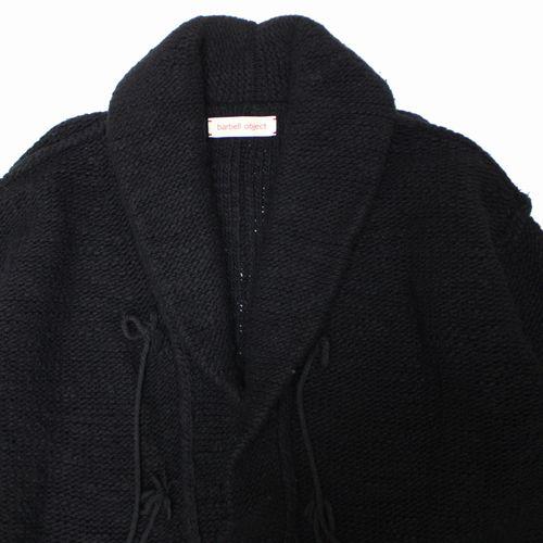 barbell object バーベルオブジェクト 24AW cardiローゲージニット