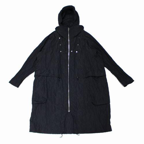 Omar Afridi オマールアフリディ 23SS イギリス製 DET HOOD WIND PARKA ガーメントダイ リップストップナイロンフーデッドコート OA-SS23-CT-103-02 46 BROWN アウター【新古品】【中古】【Omar Afridi】 Omar Afridi オマールアフリディ 23SS イギリス製 DET HOOD WIND PARKA