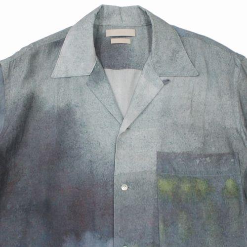 YOKE ヨーク 25SS LANDSCAPE PRINTED OPEN COLLAR SHIRT 半袖 オープン