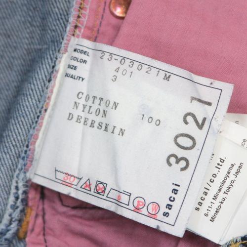 Sacai サカイ 23SS Boot Cut Denim Pants ブーツカットデニムパンツ 3