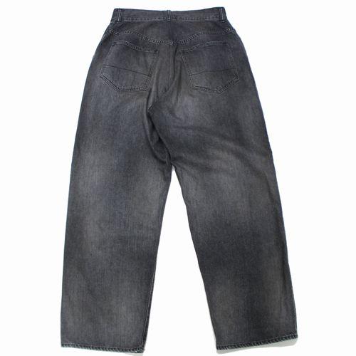 ANCELLM アンセルム 25SS TAPERED 5P DENIM PANTS 2 ブラック 