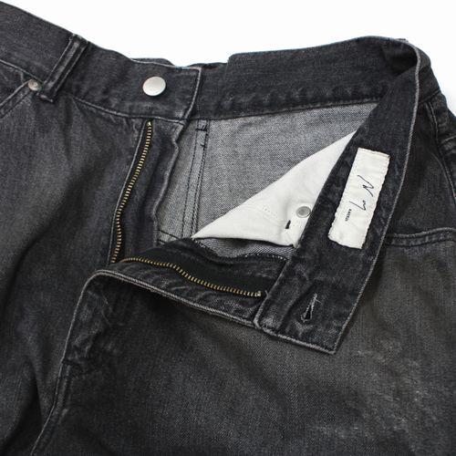 ANCELLM アンセルム 25SS TAPERED 5P DENIM PANTS 2 ブラック 