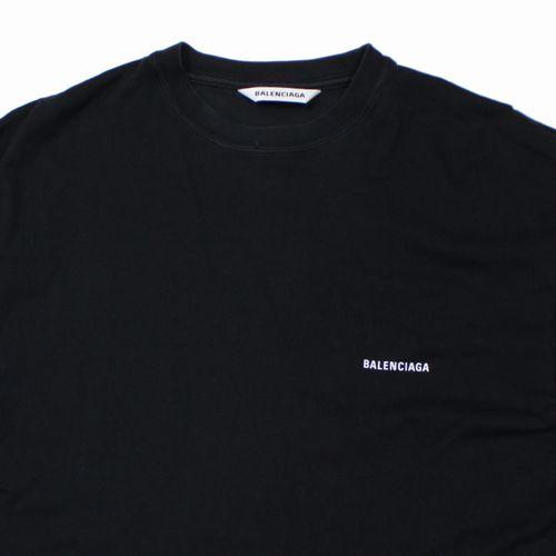 BALENCIAGA バレンシアガ ロゴプリント Tシャツ XL ブラック