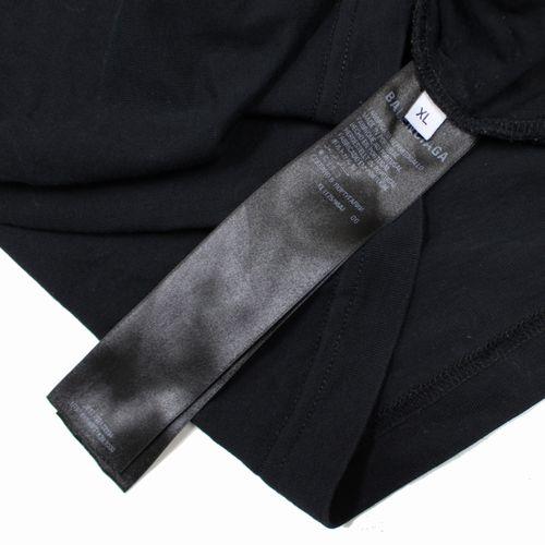 BALENCIAGA バレンシアガ ロゴプリント Tシャツ XL ブラック