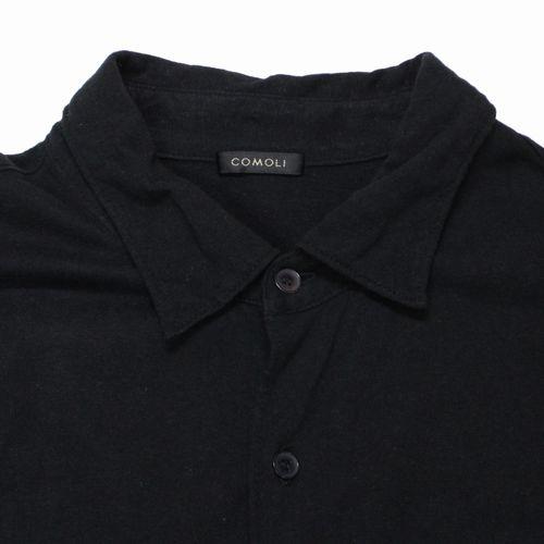 COMOLI コモリ 25SS ジャージ コモリシャツ 3 ブラック : unstitch