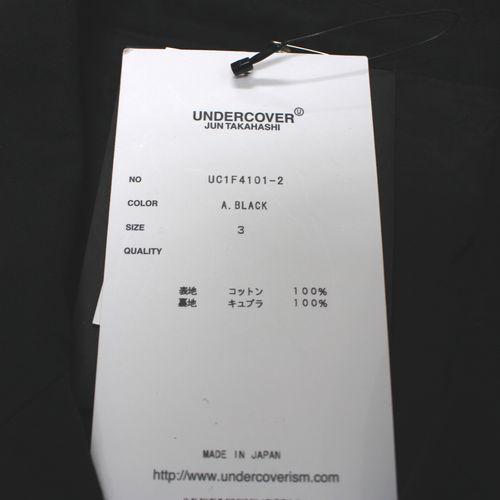 UNDERCOVER アンダーカバー 26SS コットンギャバジャケット 3 ブラック