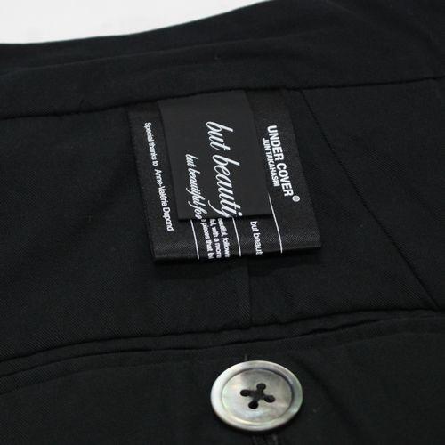 UNDERCOVER アンダーカバー 26SS コットンクロップドスラックス 4 ブラック