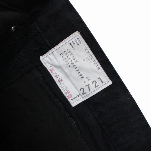 sacai サカイ 22SS Denim Pants ベルテッド デニムパンツ 3 ブラック 