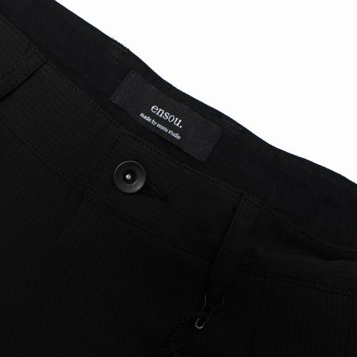 ensou. エンソウ Parachute Pants a.Black stripe パラシュートパンツ