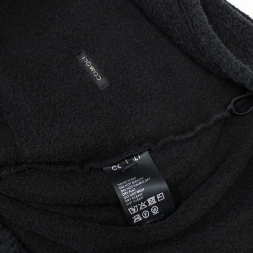 COMOLI コモリ 25AW フリース ジップジャケット 1 ブラック : unstitch