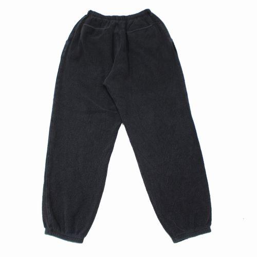 COMOLI コモリ 25AW フリース ドローストリングパンツ 1 ブラック