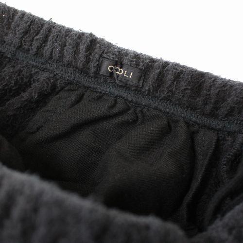 COMOLI ドローストリングパンツ(25aw) COMOLI コモリ 25AW フリース ドローストリングパンツ 1 ブラック