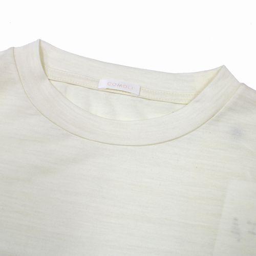 COMOLI コモリ 24SS サマーウール 半袖Tシャツ 2 エクリュ : unstitch