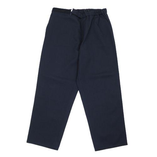 【美品】  Graphpaper / グラフペーパー | 2024SS | Scale Off Wool Wide Chef Pants | F | ネイビー | メンズ Graphpaper グラフペーパー 24SS Scale Off Wool Wide Tapered Chef