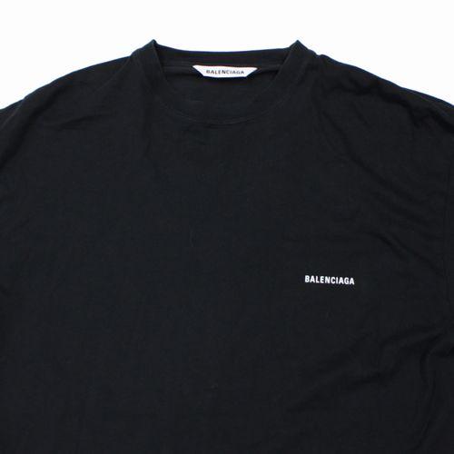 BALENCIAGA バレンシアガ ロゴプリント Tシャツ XL ブラック