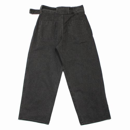 バーベルオブジェクト 26SS 美品 ベルテッドパンツ サイズ3 barbell object バーベルオブジェクト 26SS denim pt デニムパンツ 2