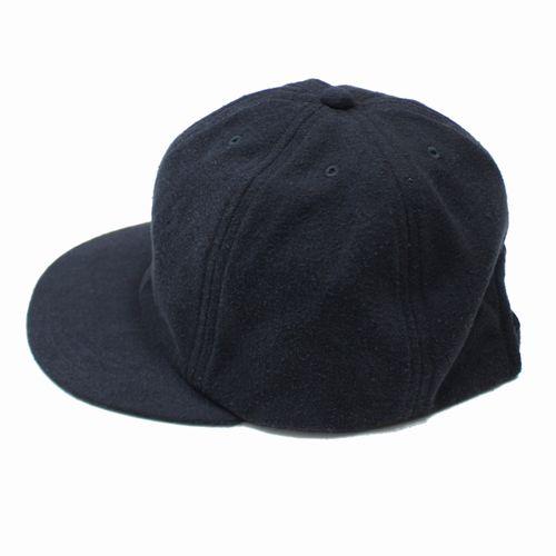 COMOLI コモリ 26SS シルクネップ キャップ F ブラック : unstitch