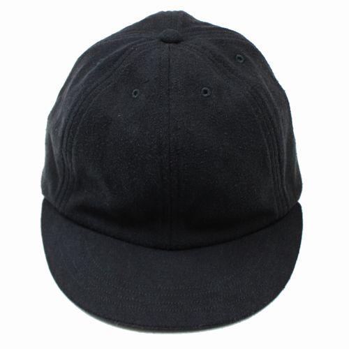 COMOLI コモリ 26SS シルクネップ キャップ F ブラック : unstitch