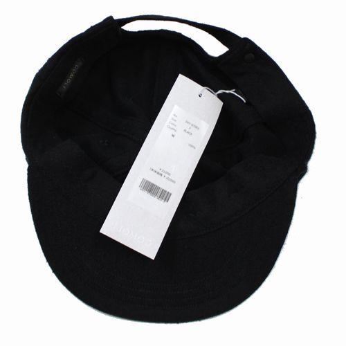 COMOLI コモリ 26SS シルクネップ キャップ F ブラック : unstitch