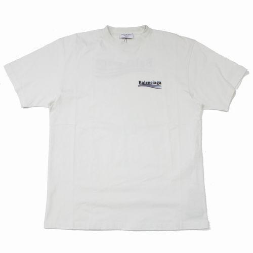 BALENCIAGA バレンシアガ 21SS キャンペーンロゴ刺繍 Tシャツ XS