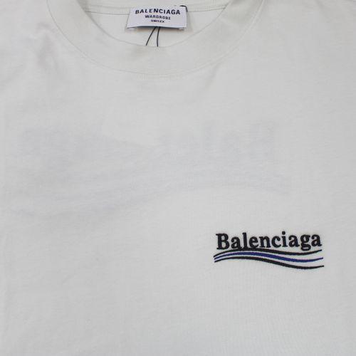 BALENCIAGA バレンシアガ 21SS キャンペーンロゴ刺繍 Tシャツ XS