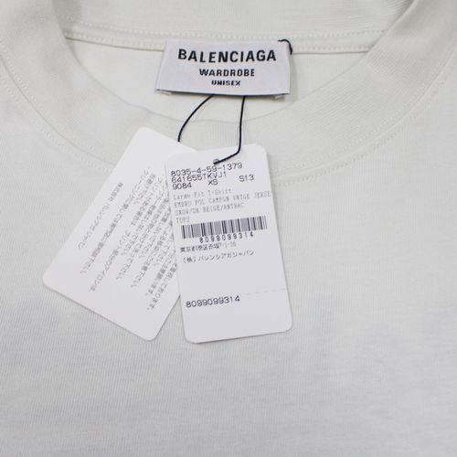 BALENCIAGA バレンシアガ 21SS キャンペーンロゴ刺繍 Tシャツ XS