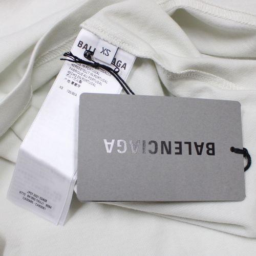 BALENCIAGA バレンシアガ 21SS キャンペーンロゴ刺繍 Tシャツ XS