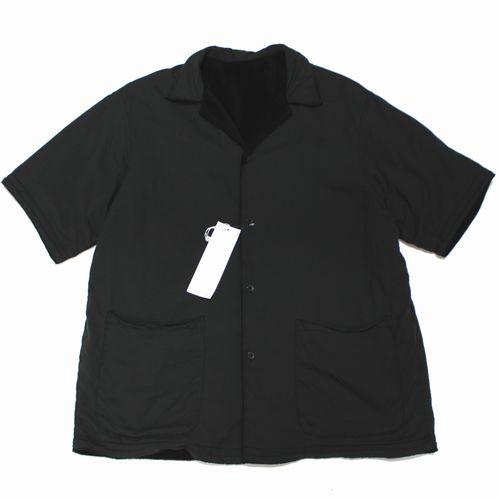 COMOLI コモリ 26SS リバーシブル 半袖シャツ 1 ブラック : unstitch