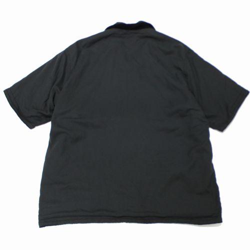 COMOLI コモリ 26SS リバーシブル 半袖シャツ 1 ブラック : unstitch